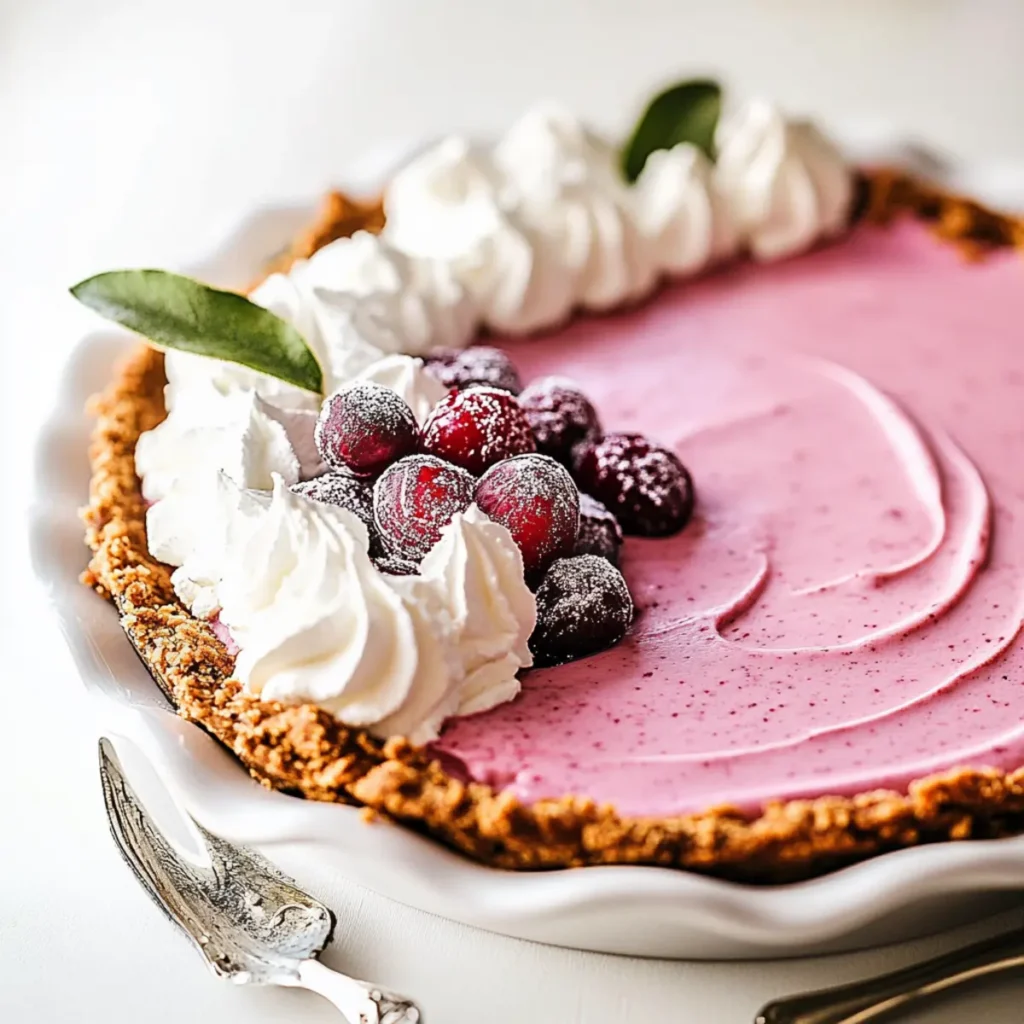 Home 42 Cranberry Mousse Pie
