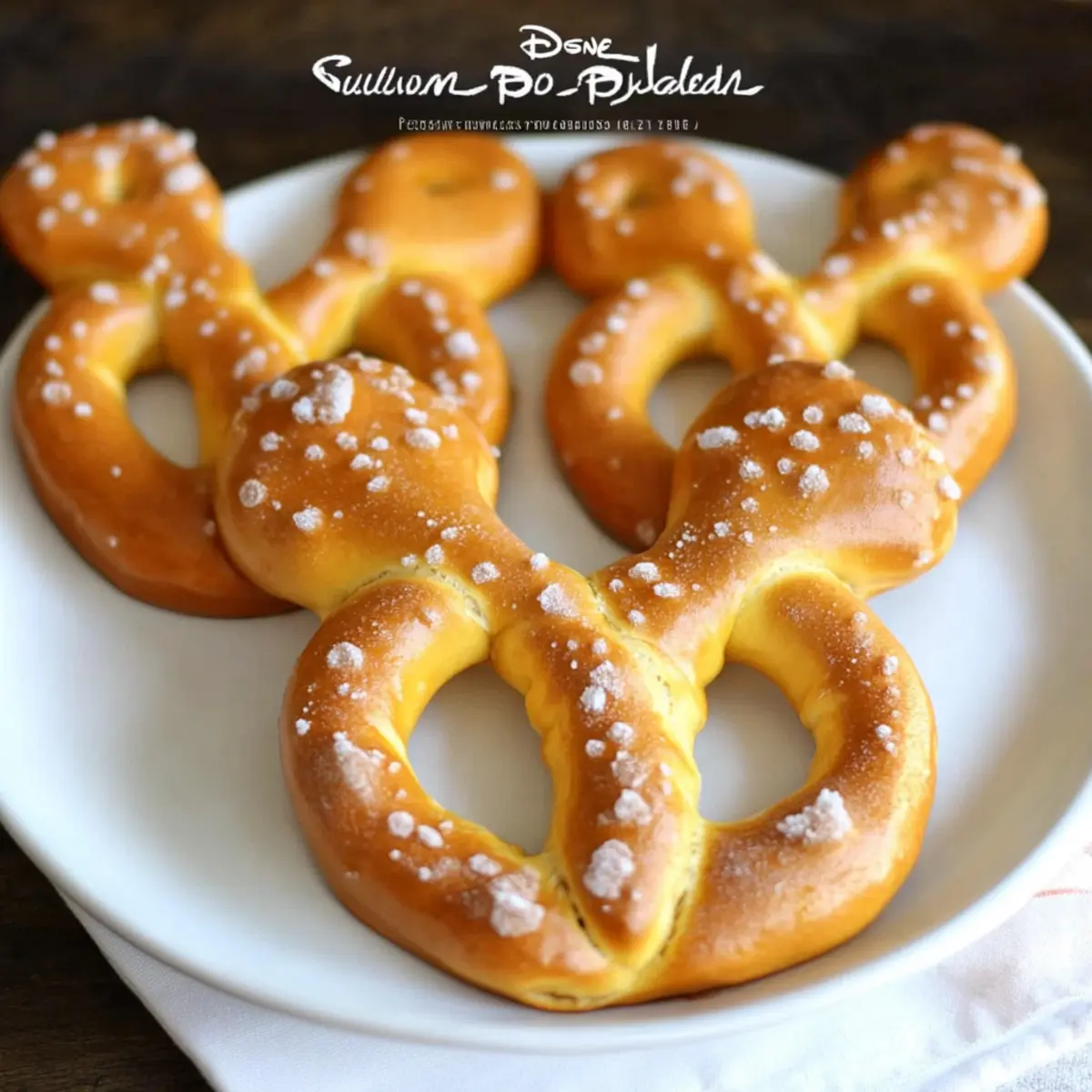 Disney Inspired Mickey Mouse Soft Pretzels