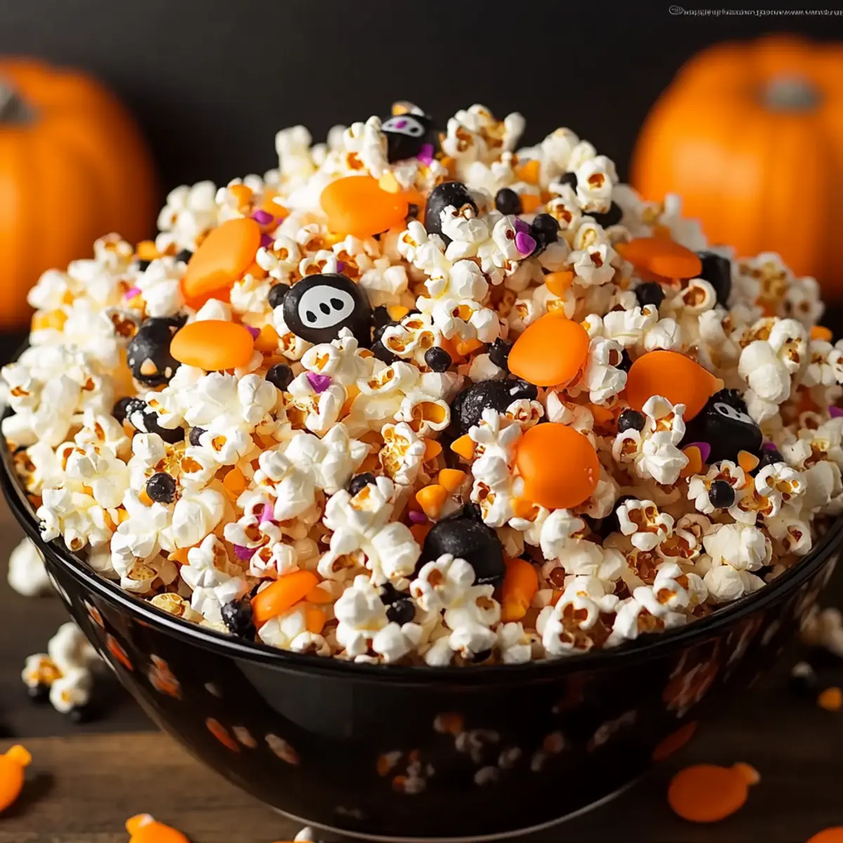 Easy Halloween Popcorn
