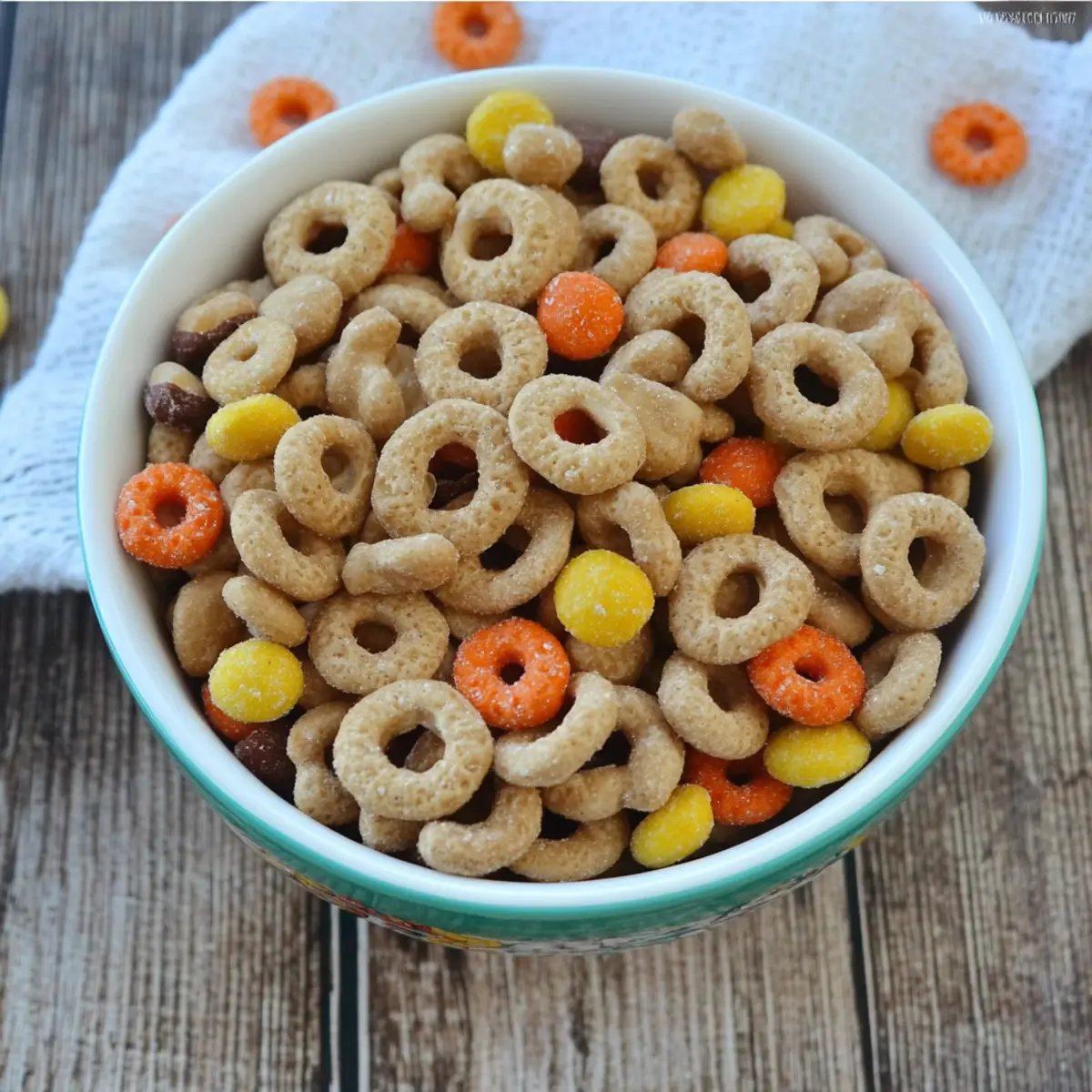 Sweet Cashew Cheerios Snack Mix - Laugh With Us Blog