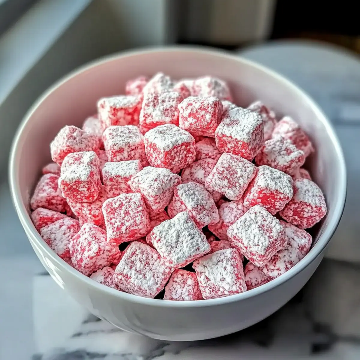 Strawberry Shortcake Puppy Chow – Easy No-Bake Sweet Snack