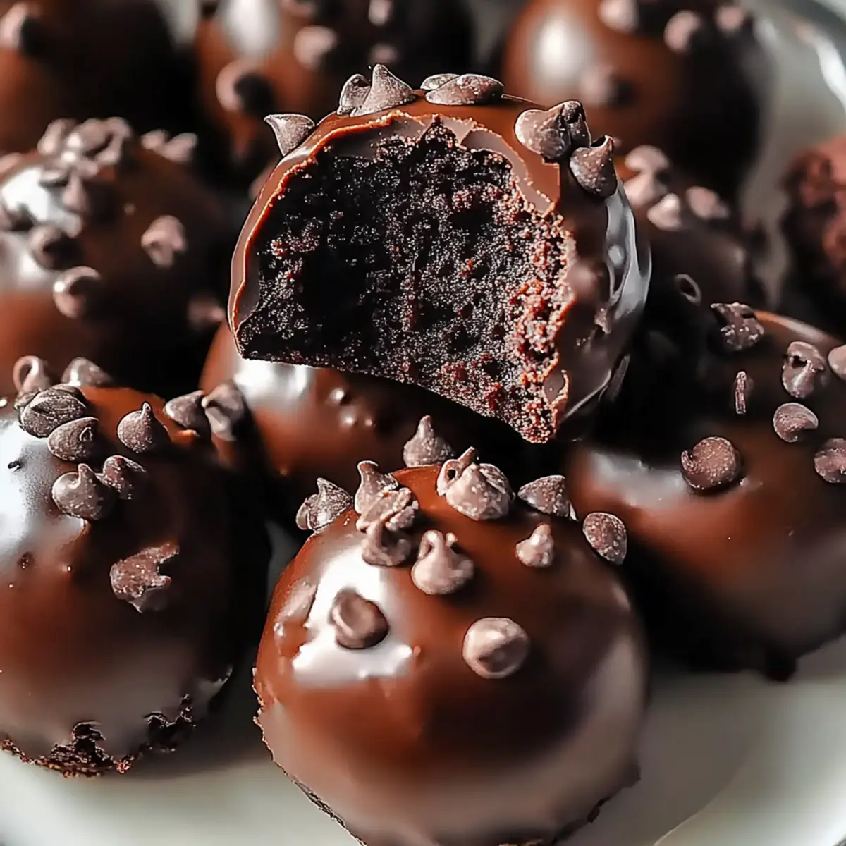 No-Bake Brownie Bites