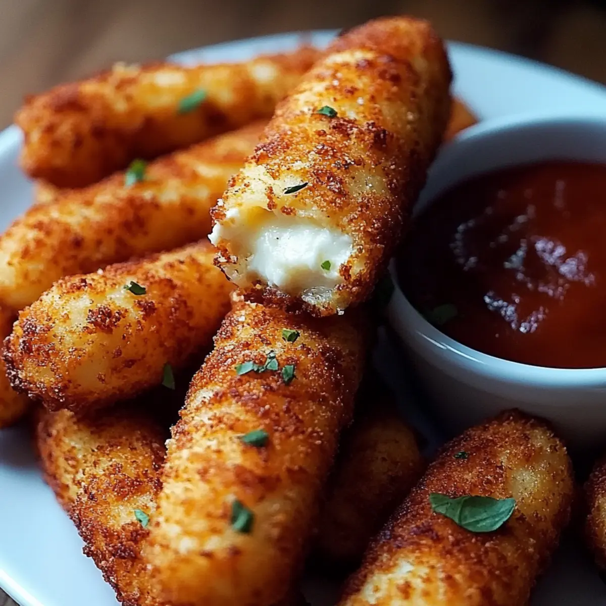 Crispy Homemade Mozzarella Sticks You'll Crave Forever